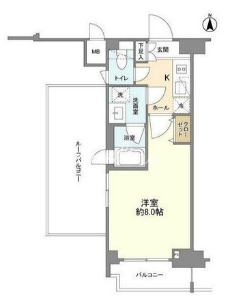 コンシェリア三田TOKYO PREMIUMの物件間取画像